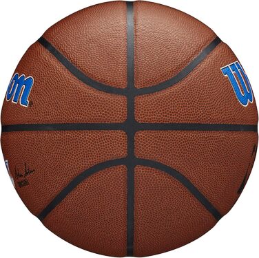 М'яч для баскетболу Wilson NBA Team Autograph Mini New York Knicks, сувенірний, для підписів