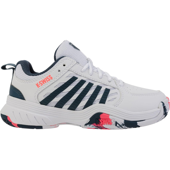 Кросівки для тенісу K-Swiss Kinder Court Express 2, білі, розмір 35 EU, Stargazer Neon Blaze