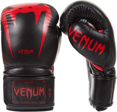 Боксерські рукавички Venum Giant 3.0 для муай-тай та кікбоксингу, 16oz, чорний, Devil