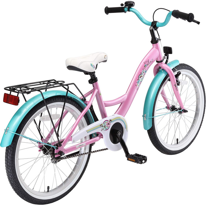 Дитячий велосипед BIKESTAR для дівчат, 20 та 24 дюйми, від 6 і 9 років, легка рама, безпечний, німецька якість