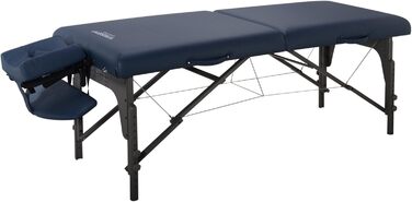 Складаний масажний стіл Master Massage Monclair 71 см, дерев'яний, синій, для реабілітації та косметології