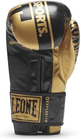Боксерські рукавички LEONE 1947 Nexplosion, унісекс, сріблясті, 16oz