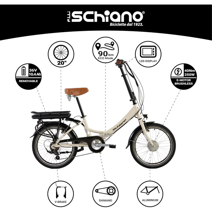 Електровелосипед F.lli Schiano E-Star 20