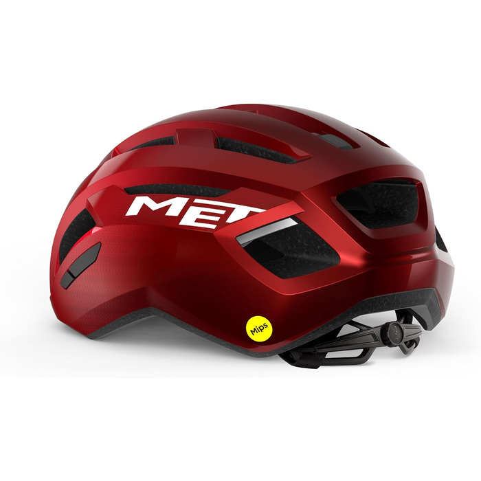 Велосипедний шолом MET Vinci MIPS червоний металевий, унісекс, M (56-58 см)