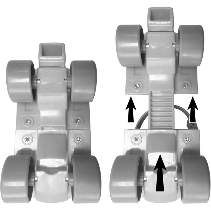 Роликові ковзани Paw Patrol (23-27) блакитно-червоні + захист для ліктів та колін