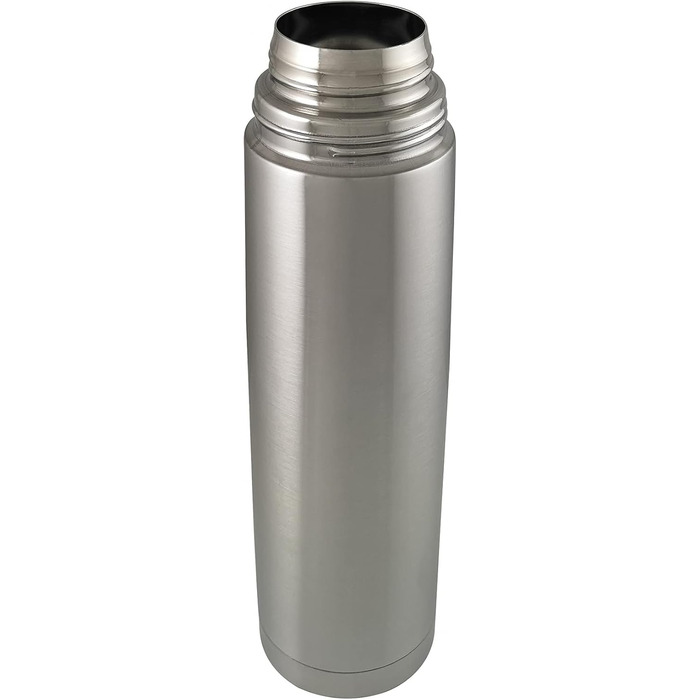 Термос Helios 1104 Active 1 л, нержавіюча сталь, BPA-free, для гарячих та холодних напоїв, сріблястий, для туризму та активного відпочинку