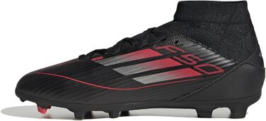 Дитячі футбольні бутси adidas F50 League Mid FG/MG - чорний, червоний, металік (28.5 EU)