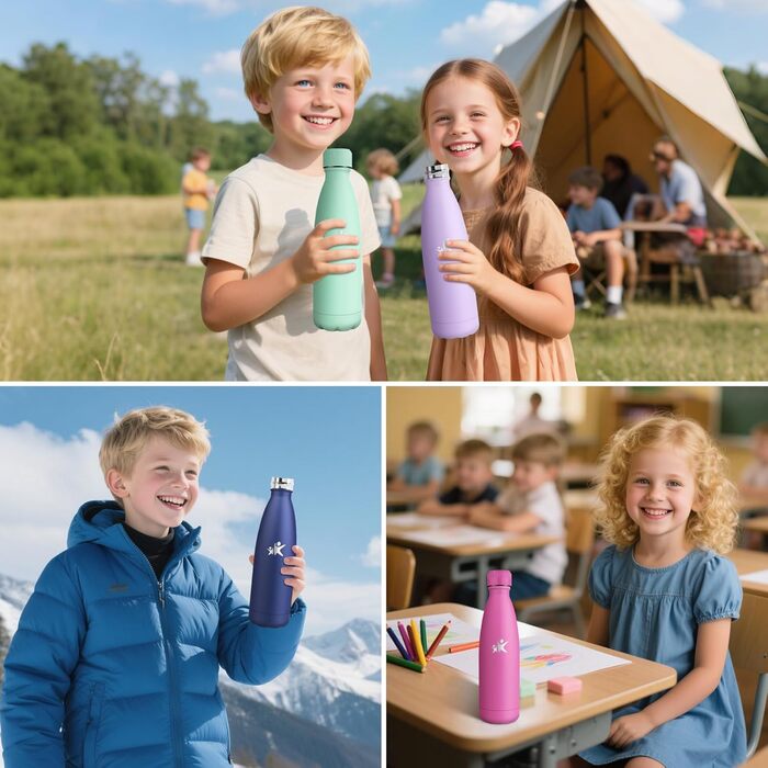 Фляга спортивна з нержавіючої сталі 750 мл - термофляга, без BPA, витримує CO2, для фітнесу, велоспорту, армійсько-зелена