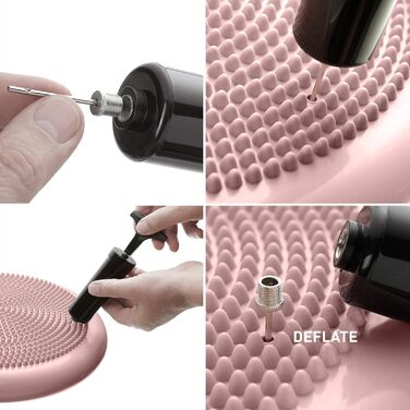 Кішеневий баланс BODYMATE для тренувань: фітнес, реабілітація, координація, тренування спини (РОЗЕ-ЗОЛОТО)