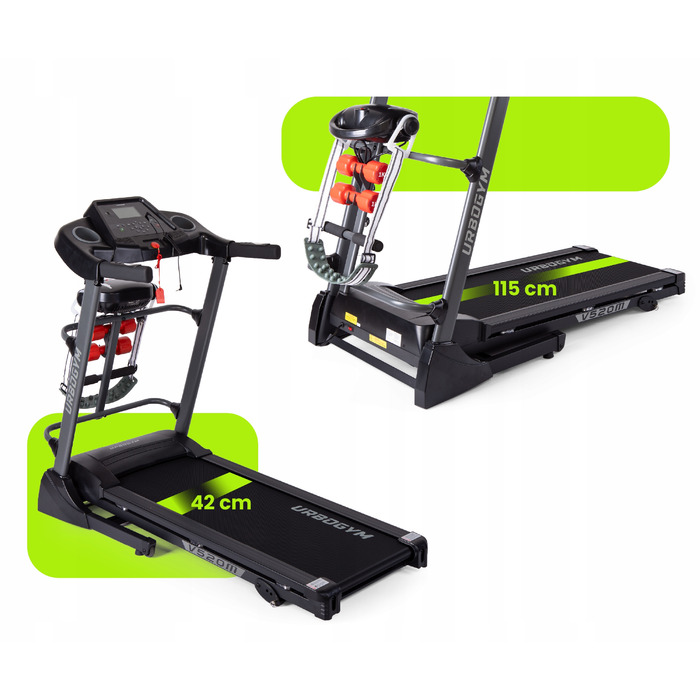 Електрична бігова доріжка Urbogym V520M (до 130 кг)