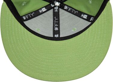 Кепка New Era New York Yankees 59fifty MLB Basic чорно-біла (S-M, лайм)