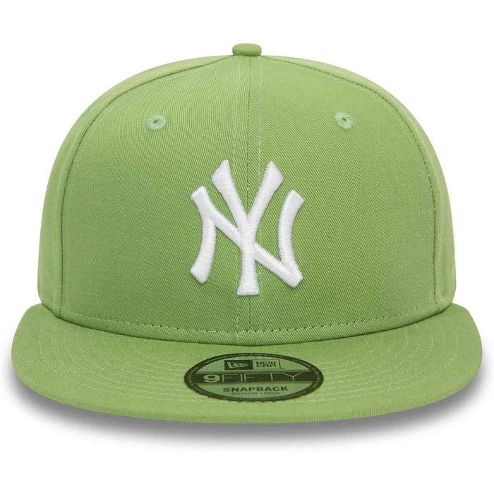Кепка New Era New York Yankees 59fifty MLB Basic чорно-біла (S-M, лайм)