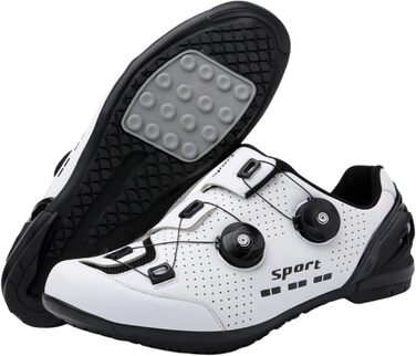 Велосипедні шкарпетки для чоловіків та жінок, для шосе, індоор-велосипед, антиковзаючі, дихаючі, унісекс, білі, 42 EU