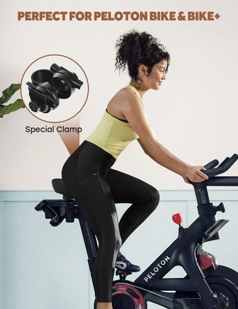 Надвелике велосипедне сидіння для Peloton Bike & Bike+ – комфортне замінне сидіння для чоловіків та жінок, широке велосипедне сідло, сумісне з аксесуарами Peloton, для тренувальних, електро- та круїзерних велосипедів (Чорний)