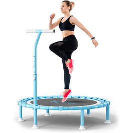 Міні-трамплін FitinOne 102 см для дому та фітнесу, 200 кг, з пружинами та регульованим руків'ям