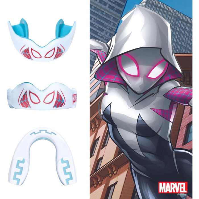 Захисна капа Marvel Spider-Gwen для дорослих і дітей, спортивна, для єдиноборств, регбі, хокею, боксу, MMA, кікбоксингу, дзюдо