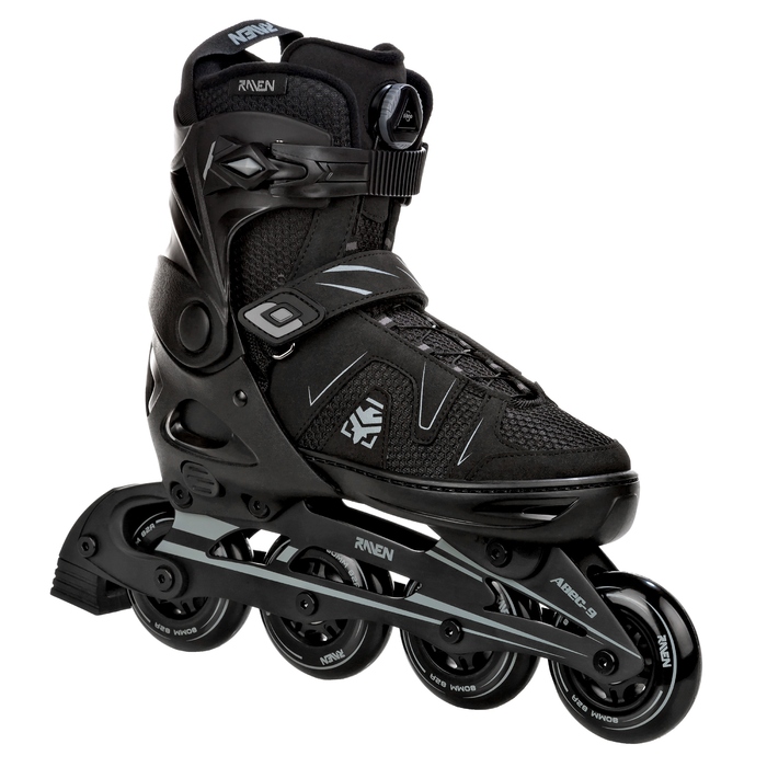 Регульовані ролики RAVEN Pulse PRO Black FitGo, розмір 43-46