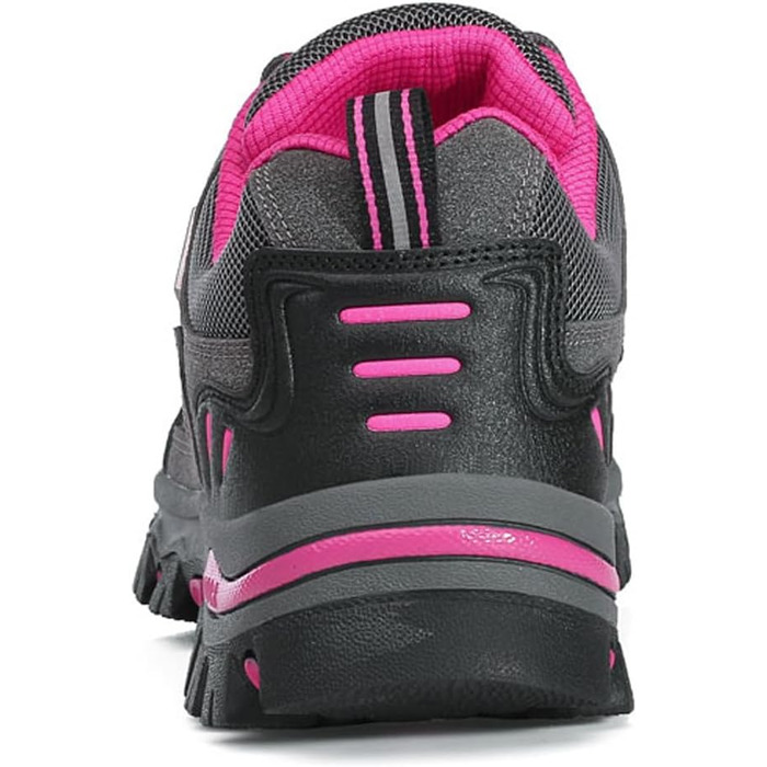 Трекінгові черевики для туризму: чоловічі та жіночі, спортивні, з антиковзким покриттям, зручні, легкі, для гірських походів, напівчеревики, сірі, рожеві, червоні, 40 EU