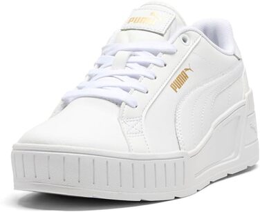 Жіночі футбольні бутси PUMA Karmen Wedge - білі (41 EU, White White Gold)