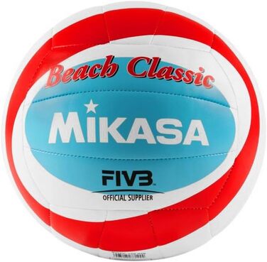 Волейбольний м'яч MIKASA Beach Classic BV543C-VXB-RSB, розмір 5, для пляжного волейболу, унісекс, багатобарвний