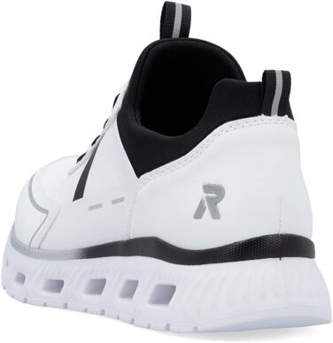 Жіночі сліпони Rieker M6062 білі комбіновані, розмір 39 EU