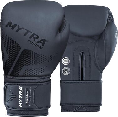Боксерські рукавички Mytra Fusion з натуральної шкіри для чоловіків і жінок, Muay Thai, MMA, тренувань, 10-16 унцій