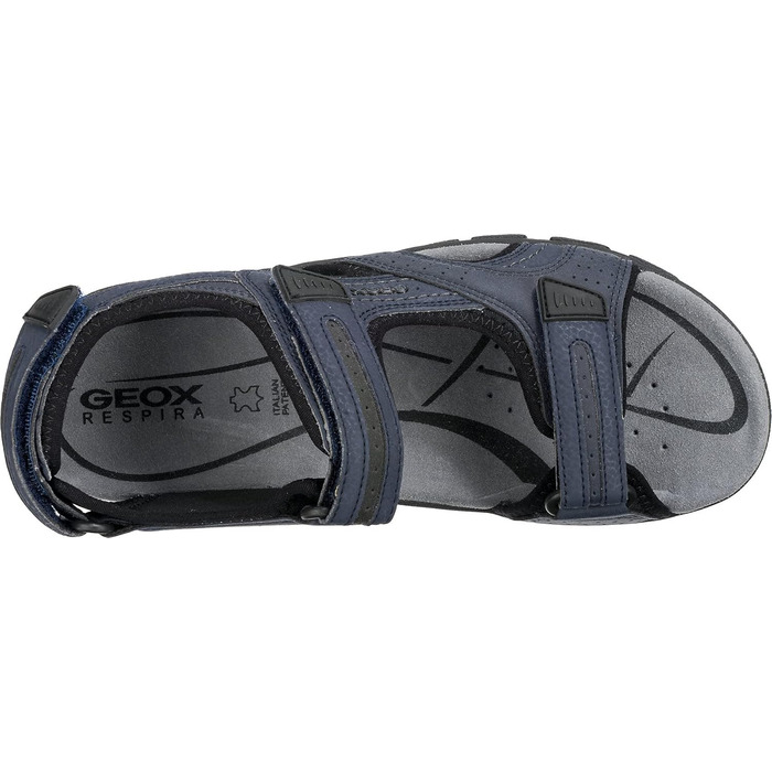 Чоловічі кросівки Geox Navy Dk Grey 43 EU - дихаючі шкіряні