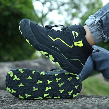Дитячі спортивні кросівки для трекінгу та вуличної бігу, чорні (32 EU)