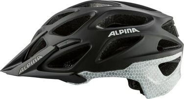 Шолом велосипедний ALPINA MYTHOS REFLECTIVE чорний матовий L (59-64 см) з сіткою від комах