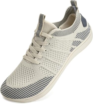 Легкі дихаючі кросівки IceUnicorn для широкої стопи: жіночі та чоловічі, zero-drop, для активного відпочинку, розмір 39 EU, колір 555beige