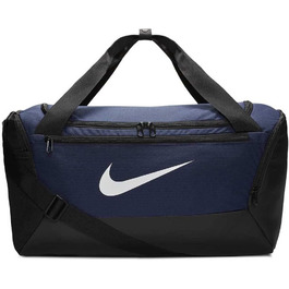 Сумка спортивна Nike Brasilia S, чорна/біла, оригінал
