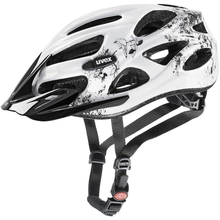 Жіночий велосипедний шолом Uvex Onyx, 52-57 см, білий