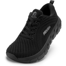 Кросівки для бігу FitVille чоловічі широкі, спортивні, легкі, кросівки для ходьби, чорні, 44 EU