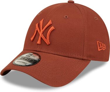 Кепка New Era 9Forty Essential Yankees з металевою застібкою, бейсболка з вигнутим козирком, MLB, Нью-Йорк Янкиз, універсальний розмір, колір: Rust