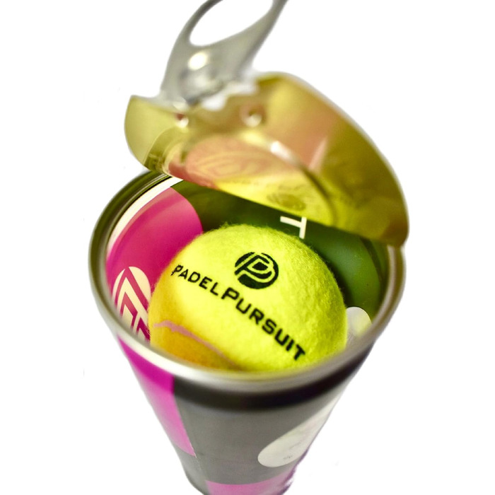 М'ячі для падел-тенісу PadelPursuit Tournament - 9 шт. в упаковці, для змагань та турнірів