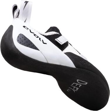 Кріпимо-скальний взуття EVOLV Defy LV для початківців: боулдеринг та індоор-альпінізм, сірий/білий, 38.5 EU