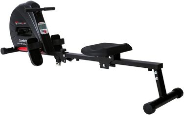 Гребний тренажер Christopeit Sport Cambridge II Black з килимком для підлоги