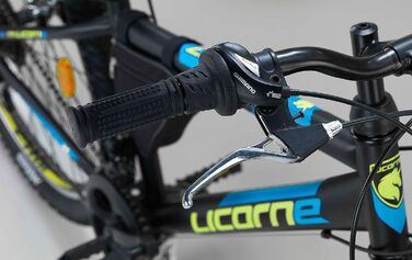 Гірський велосипед Licorne Bike Guide Premium 24 дюйми, 21 швидкість, для дітей та дорослих