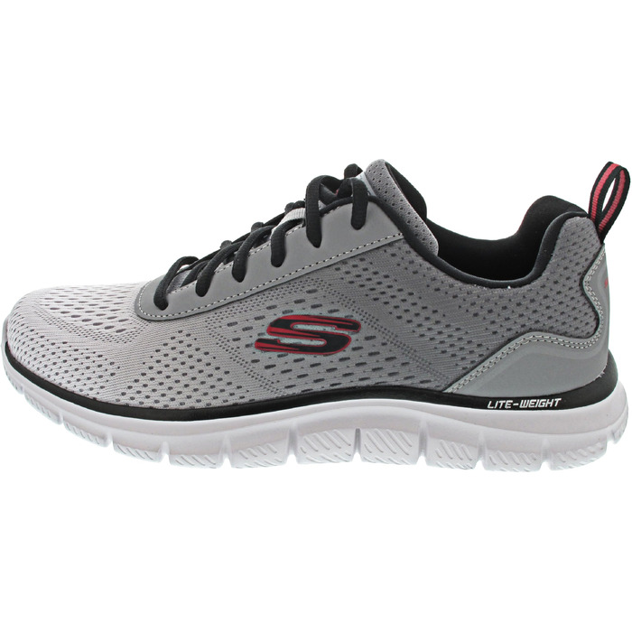 Чоловічі кросівки Skechers Max Cushioning Arch Fit (розмір 48.5 EU, колір Gray Black) — ортопедичні з амортизацією