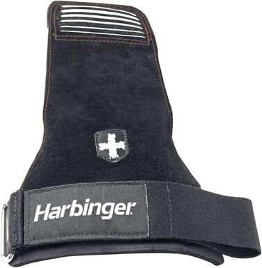Захисні лямки для підйому ваги Harbinger Lifting Grips, чорні, розмір S/M