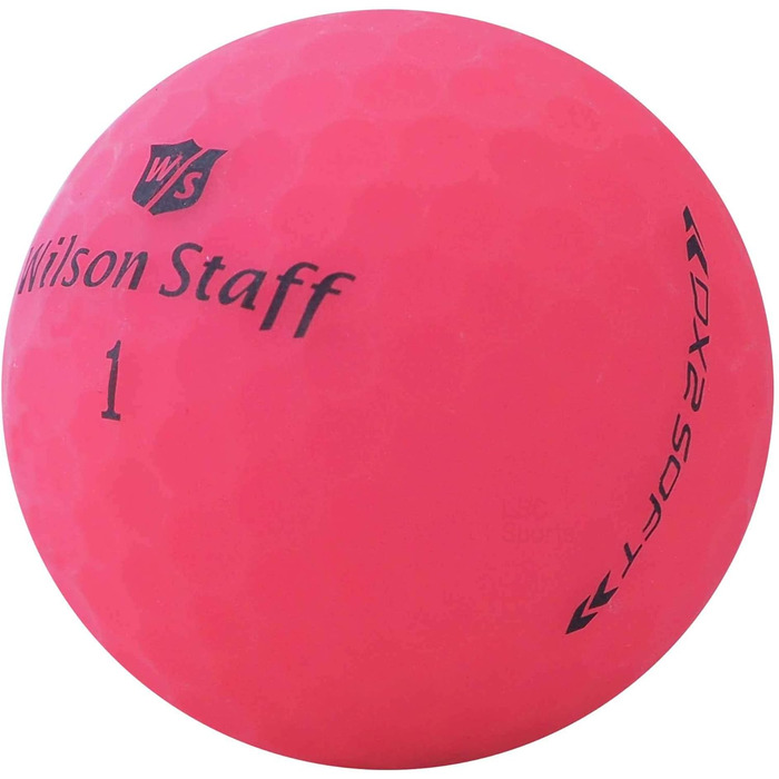 Гольф-м'ячі Wilson Staff Dx2 Duo Soft Optix рожеві матові, преміум, б/в, у сітці