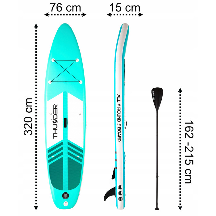 SUP-дошка Thunder Coast-Mint-330 (320 см)