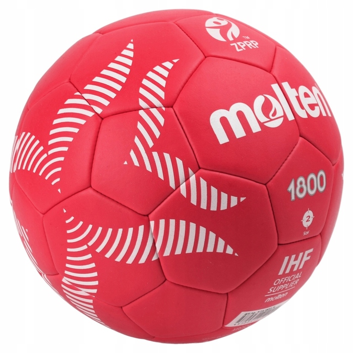 Гандбольний м'яч Molten 1800 (розмір 2) — офіційний м'яч ZPRP, H2A1800-PL