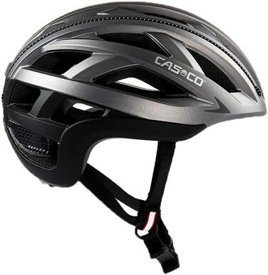 Велошолом Casco CUDA 2 Strada чорний/червоний 2022, для шосейного велосипеда