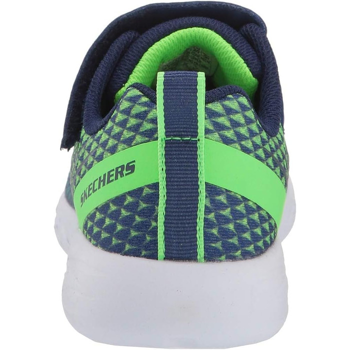 Дитячі кросівки Skechers Go Run 600 Baxtux, 37 EU, темно-синій, сітка, синтетика, оздоблення лайм