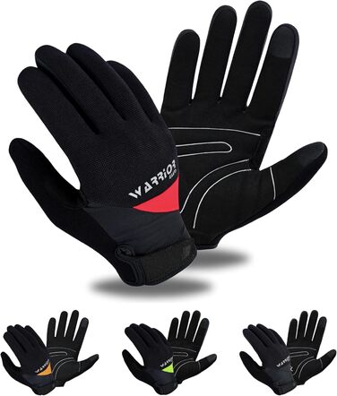 Велосипедні рукавички Habfinger для чоловіків, червоні/бежеві (XXL), неслизьке покриття, короткі