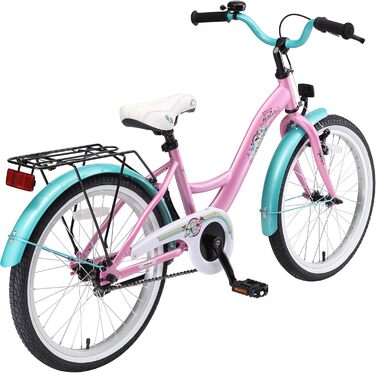Дитячий велосипед BIKESTAR для дівчат, 20 та 24 дюйми, від 6 і 9 років, легка рама, безпечний, німецька якість