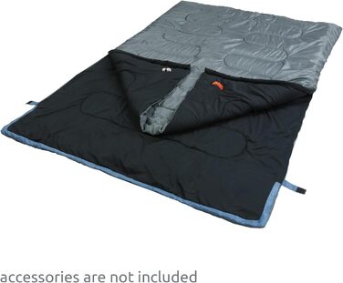 Спальний мішок Gear Marin XXL для 2 осіб (220x150 см) - 3 сезони, комфорт +11°C, екстрем -7°C, роздільний на 2 спальні мішки