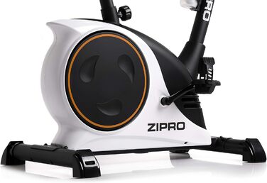 Велотренажер Zipro Nitro: магнітний, до 150 кг, для дому, чорно-білий
