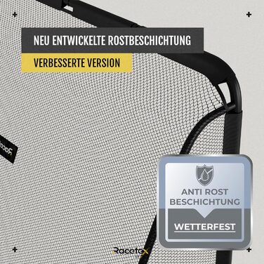 Футбольні ворота Racetex для саду, для дітей і дорослих, сучасний дизайн, міцна сталева рама, з анкерами з нержавіючої сталі